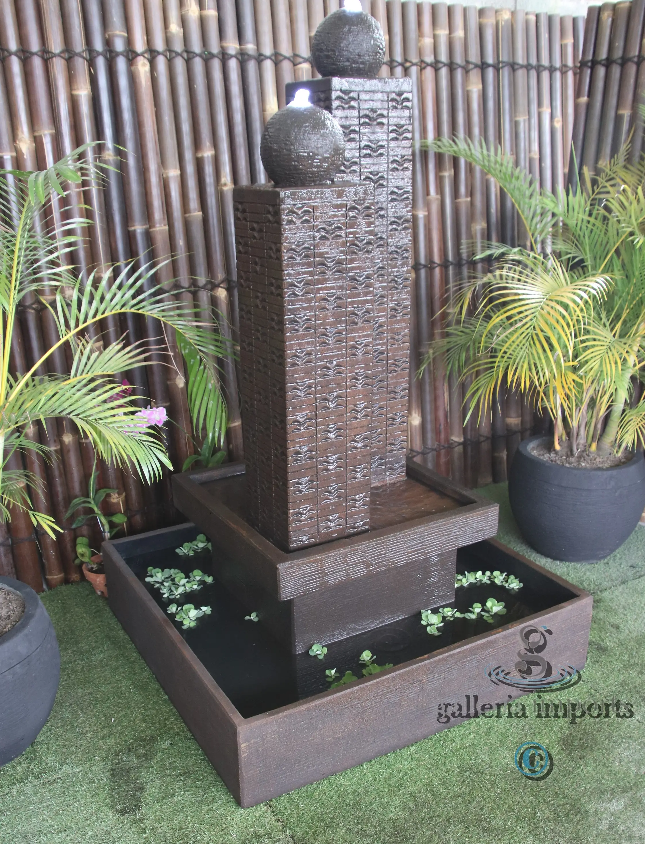 TWIN COLUMN FOUNTAIN Discover Outdoor Water Fountains for Sale in