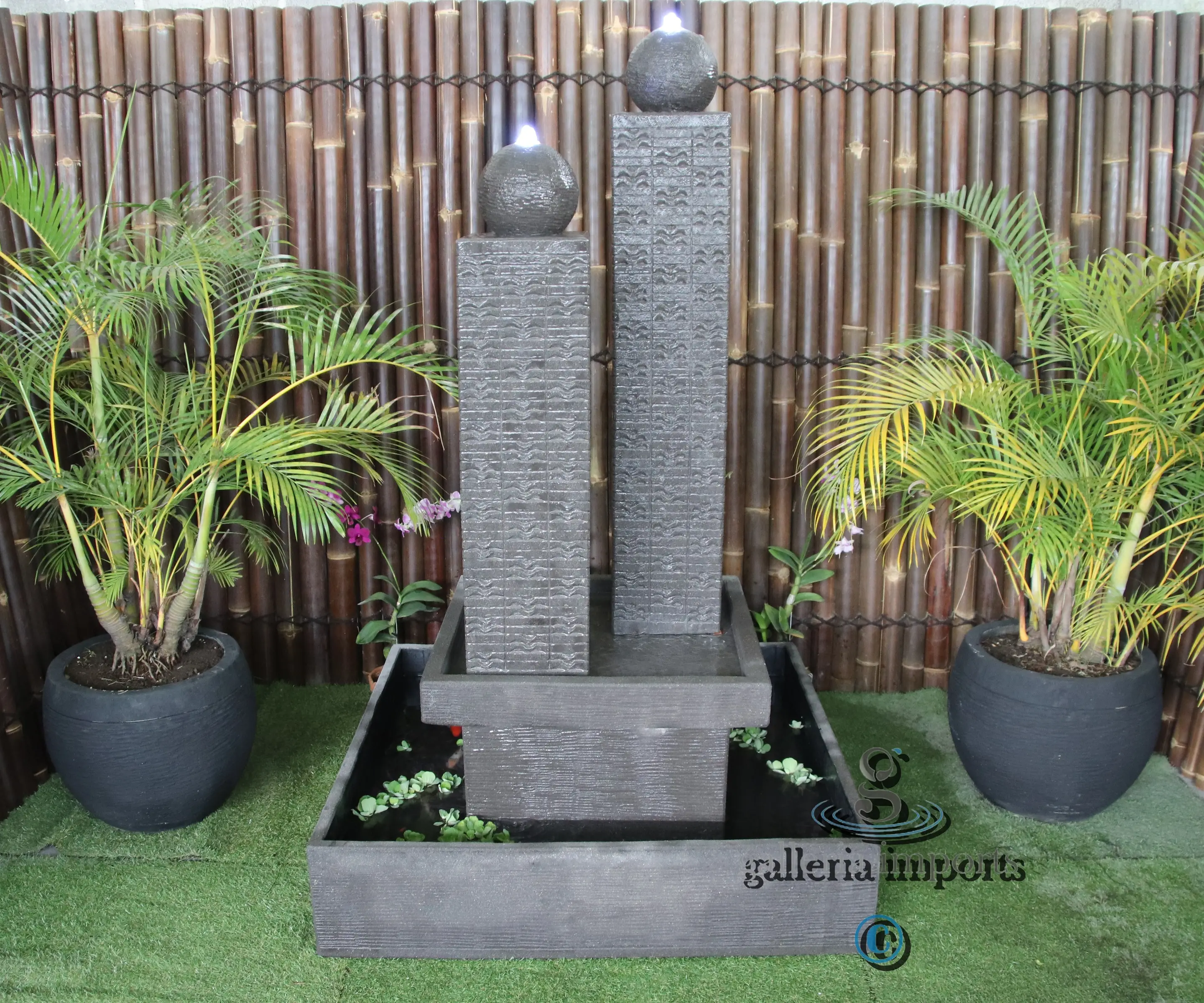 TWIN COLUMN FOUNTAIN Discover Outdoor Water Fountains for Sale in